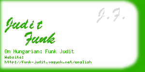 judit funk business card